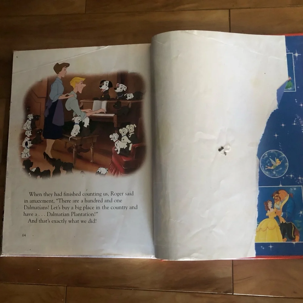 Walt Disney's 101 Dalmatians Hardcover “Read Aloud Storybook”-